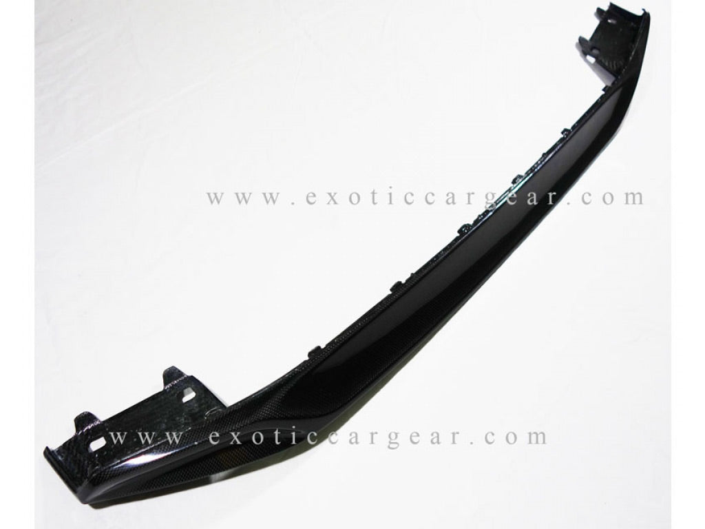 Exotic Car Gear Carbon Fiber V-Style Front Spoiler Lip for