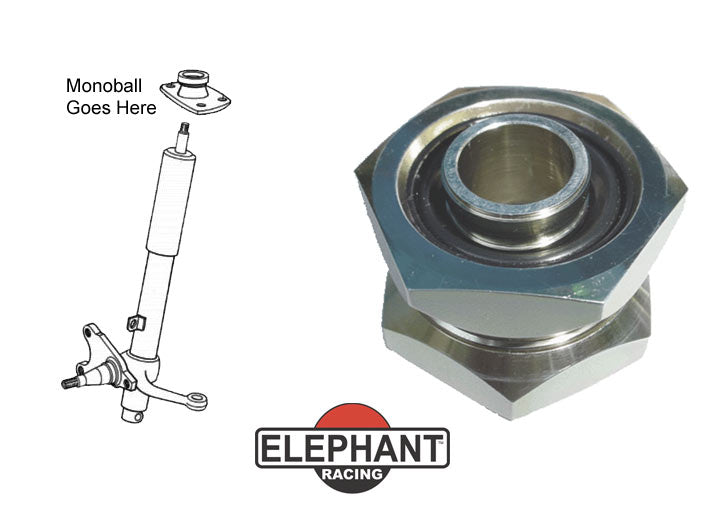 Elephant Racing weather sealed Front monoball, Pair