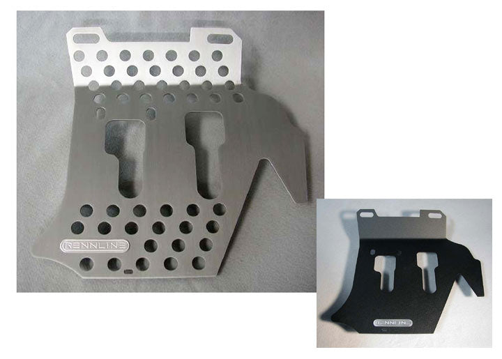 Rennline Perforated Floor Board, Manual Transmission, Targa/Cabriolet, Driver SIde, Black