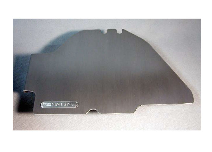 Rennline Solid Floorboard, Passengers Side, Coupe, Silver