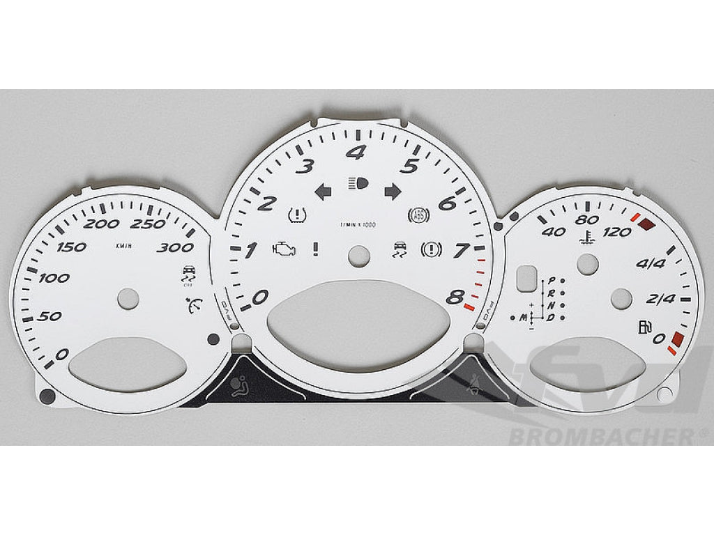 Instrument Face Set 987.2 - White - PDK - KPH