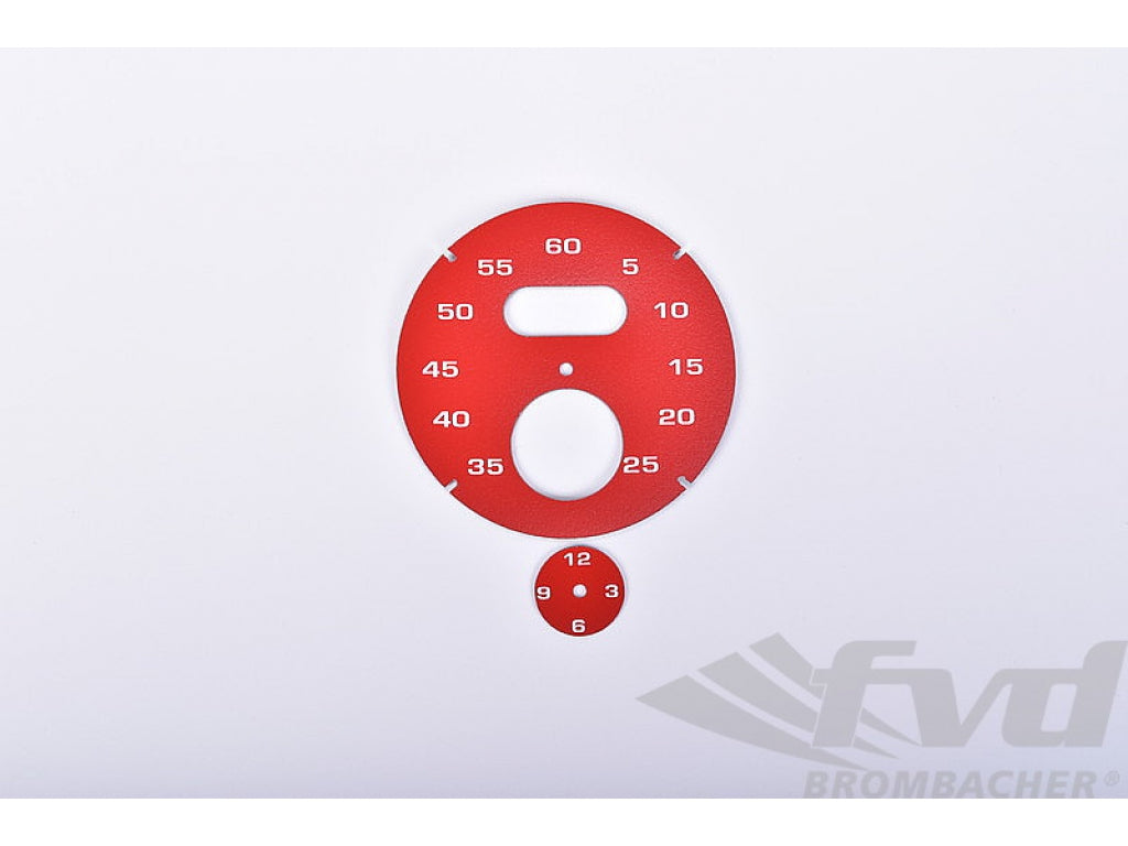 Sport Chrono Instrument Face - Guards Red - Solid
