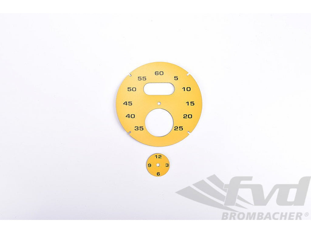 Sport Chrono Instrument Face - Speed Yellow - Solid