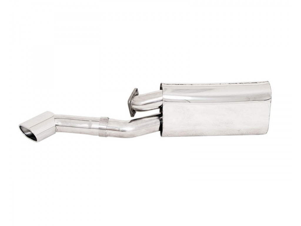 B&B Exhaust Muffler for B&B Twin Outlet Header with 3inch Oval Tips