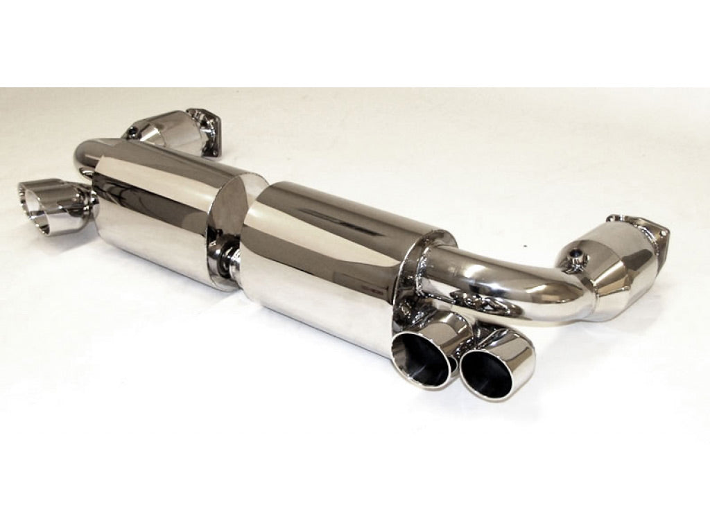 B&B Lemans Muffler Exhaust w/ Quad Tips