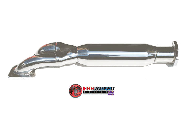 Fabspeed European pre-muffler caT bypass pipe, polished