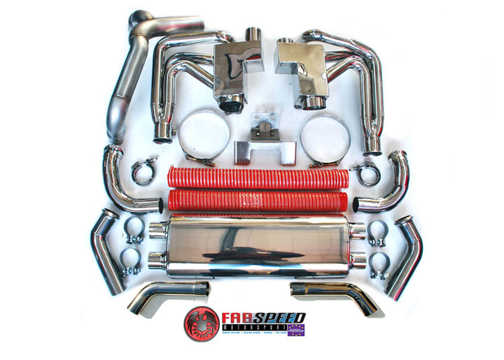 Fabspeed rsr Header/muffler Kit with heat
