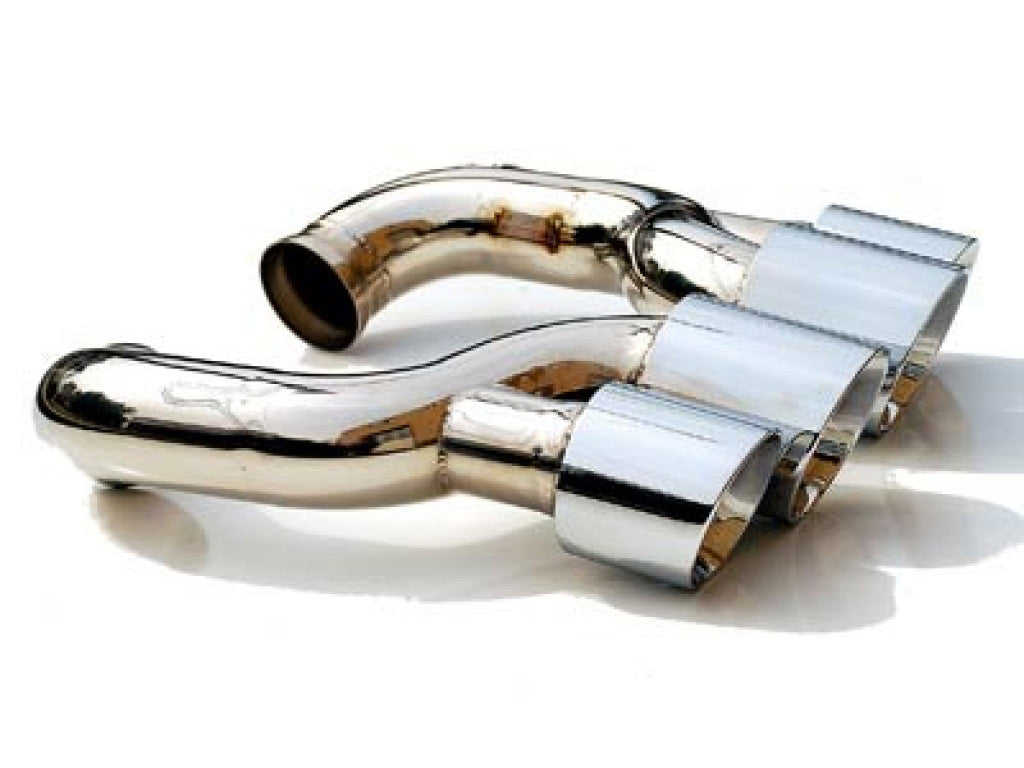 Fabspeed Deluxe Quad Style Tips|Polished Chrome