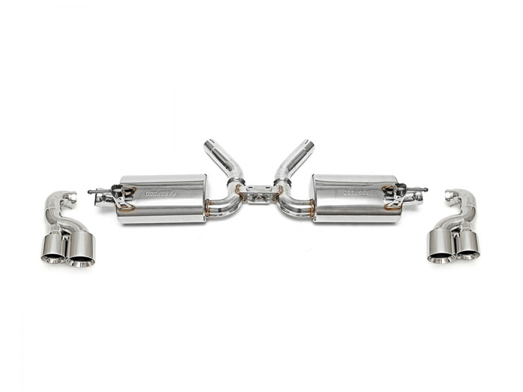 Fabspeed Maxflo Performance Exhaust System with Tips|Polished Chrome