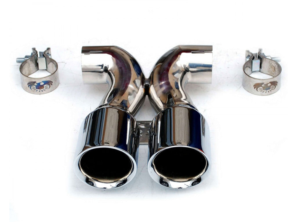 Fabspeed Deluxe Bolt-On Tips for OEM exhaust|Polished Chrome