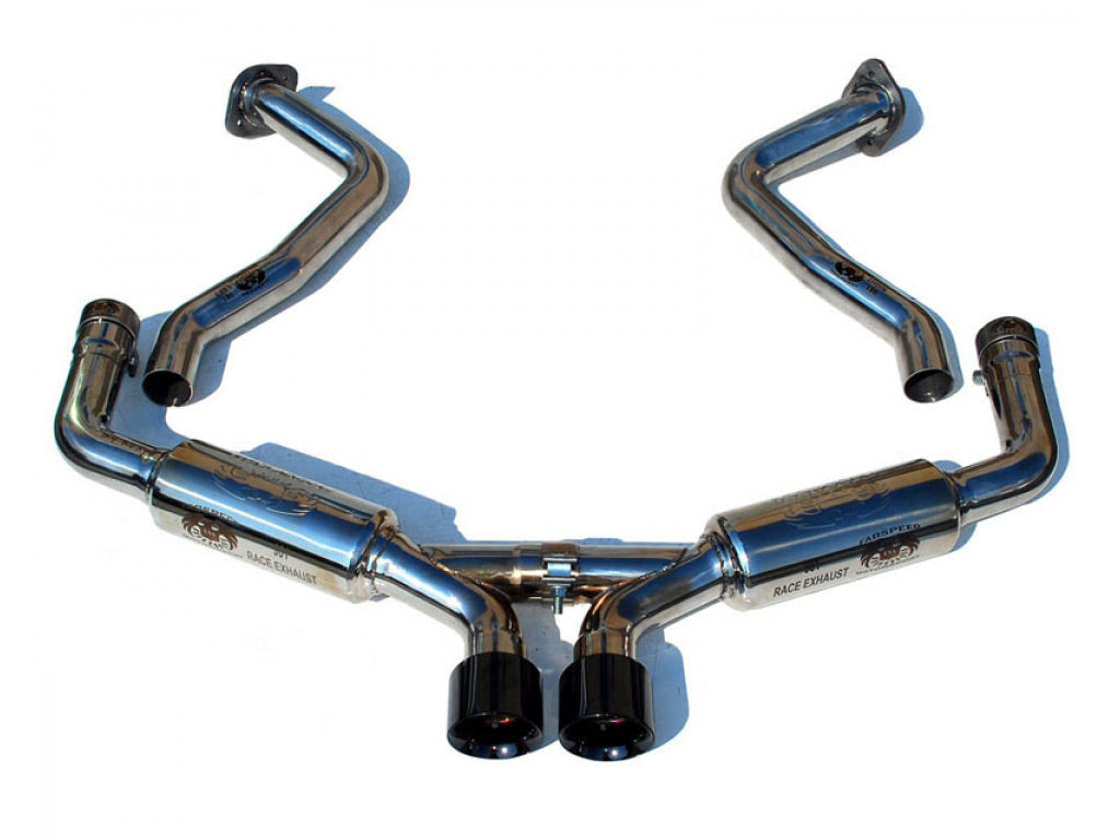 Fabspeed Maxflo Supercup Race Exhaust System with Tips|Black Chrome