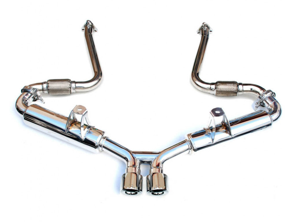 Fabspeed Supercup Exhaust System with Deluxe Dual Style Tips 2000-2004|Polished Chrome