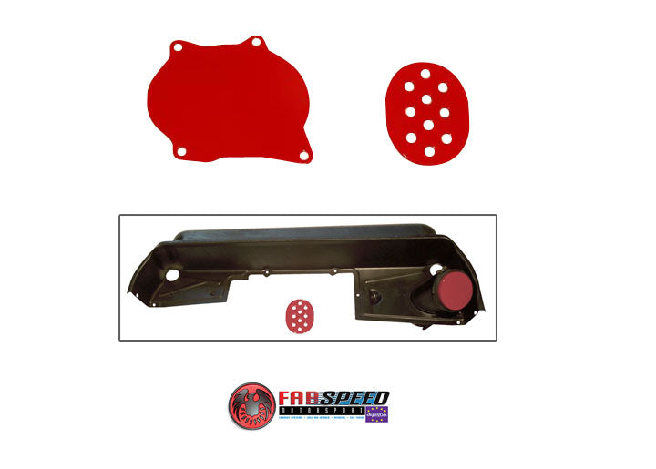 Fabspeed Carrera Heat Duct & Fan Block Offs