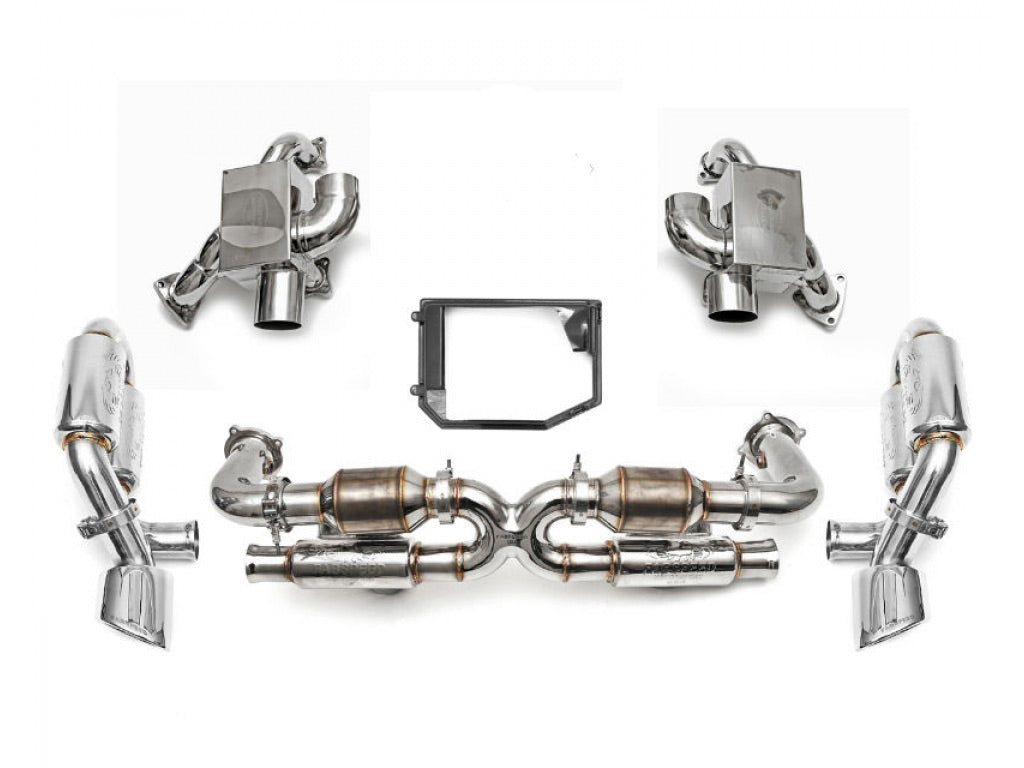 Fabspeed Sport Performance Package with OTP Flash and Polished Chrome Deluxe Oval Tips
