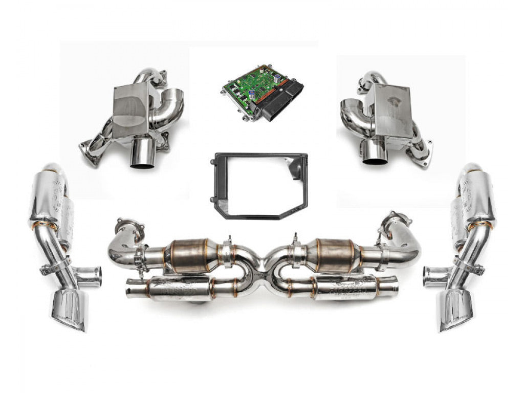 Fabspeed Sport Performance Package with Euro EProm ECU and Polished Chrome Deluxe Oval Tips