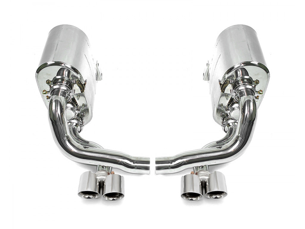 Fabspeed Maxflo Performance Side Exhaust System with Tips|Black Chrome