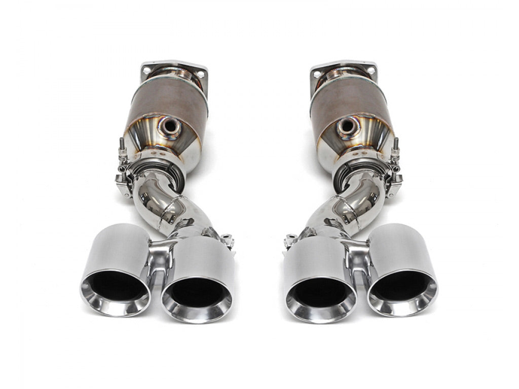 Fabspeed Muffler Bypass Exhaust System with Sport Cats|Tips|Black Chrome