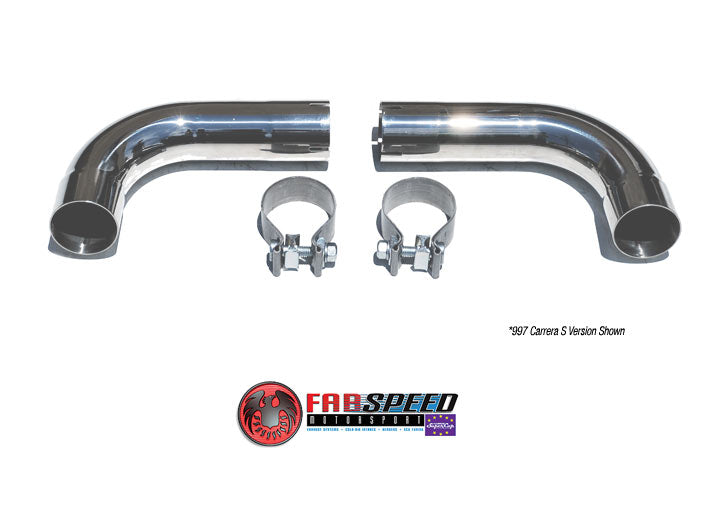 Fabspeed 997 Carrera Muffler Bypass Pipes