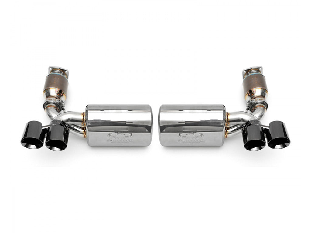 Fabspeed Maxflo Performance Exhaust System with Mild Sport Cats|Tips|Black Chrome Cabrio|Triptronic