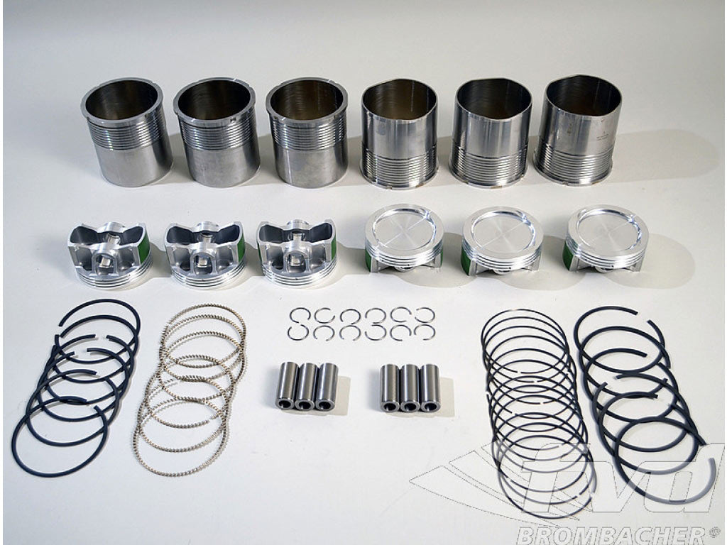 996/997 Turbo 3.9L Pistons & Cylinders, (104mm) (9,4:1cr)