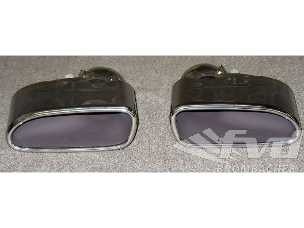 Chrome Exhaust Tips 997 Turbo