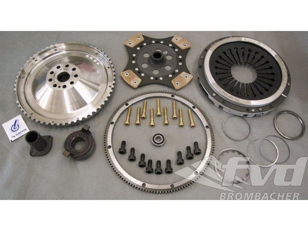 Sport clutch kit 993TT/996TT/GT2/997TT with light flywhl 1050 Nm (775 lb/ft) (sinter rigid disc)