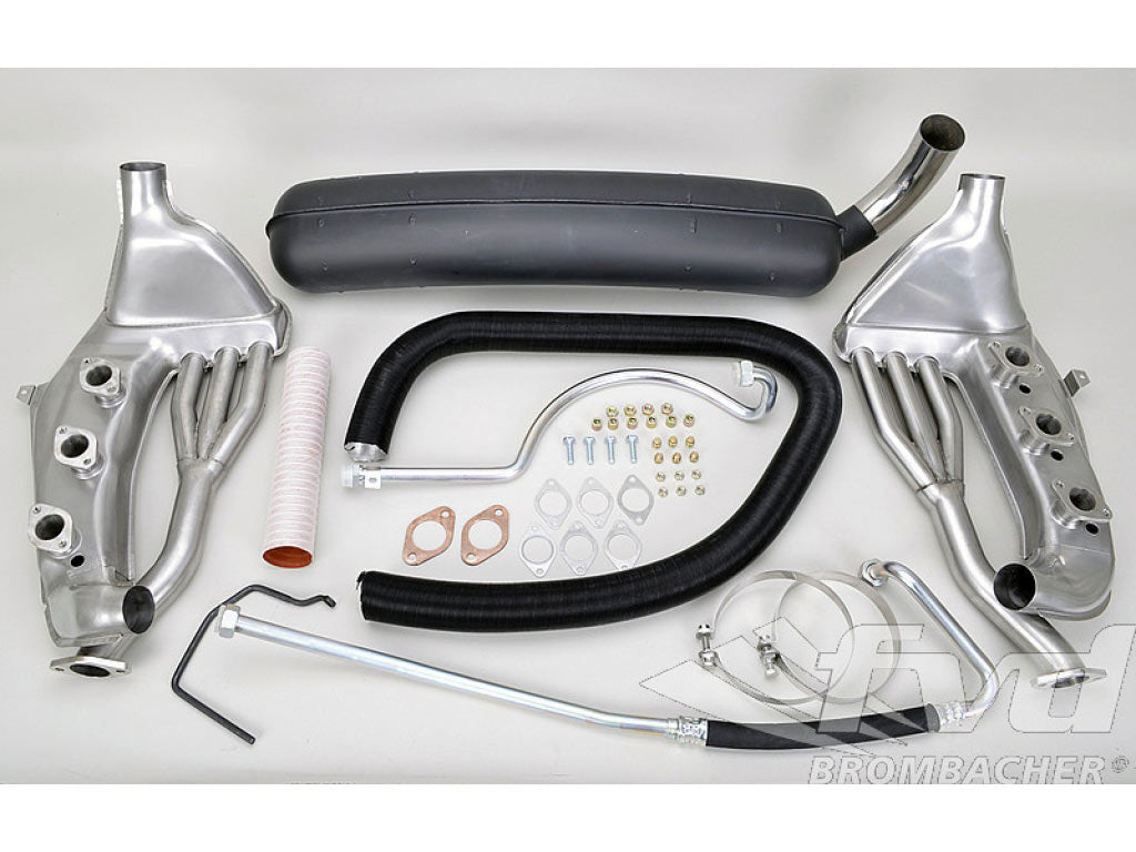 Free-flow conversion 76-83, muffler race 1x 70mm endpipes SSI Heat exchanger