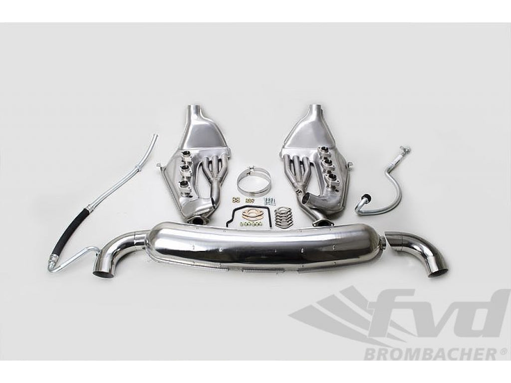 Free Flow Exhaust Kit 911 3.2 L - Sport - With Heat (SSI) - Dual Outlet - o 84 mm Tips