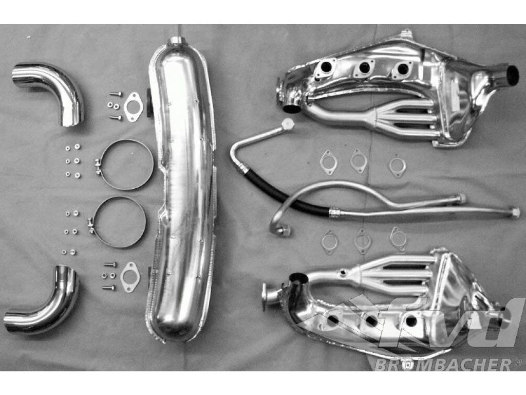 Free flow conversion kit 84-89 2x 85mm loose Endpipes