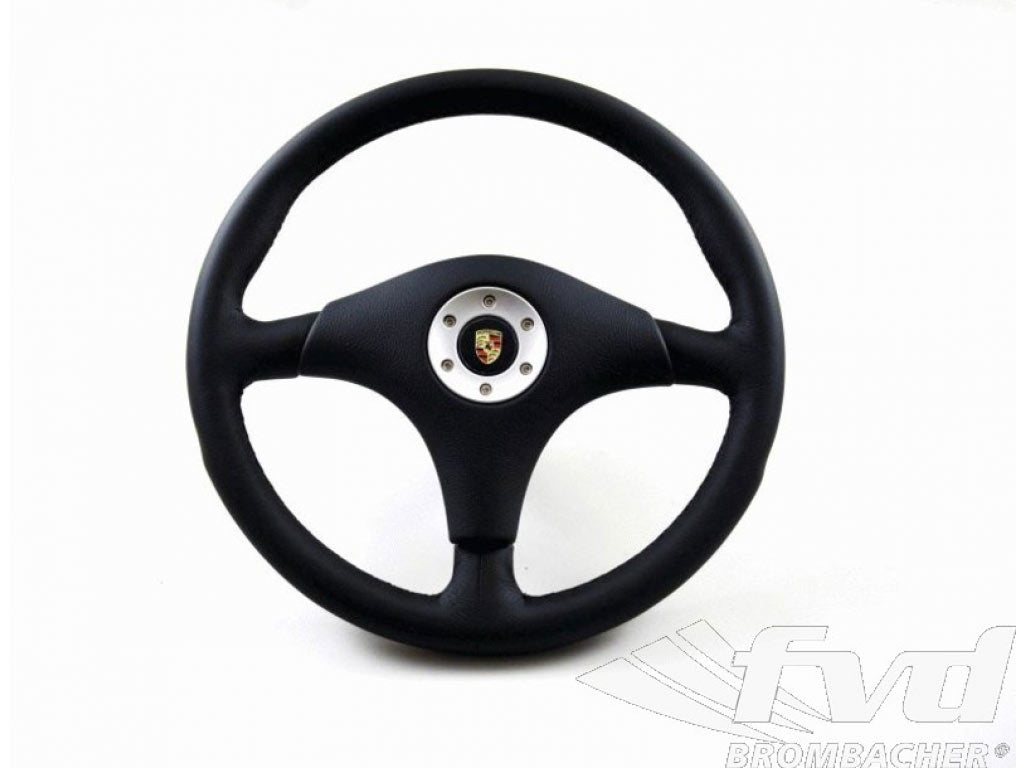 steering wheel, 993 RS-Clubsport leather black, without airbag