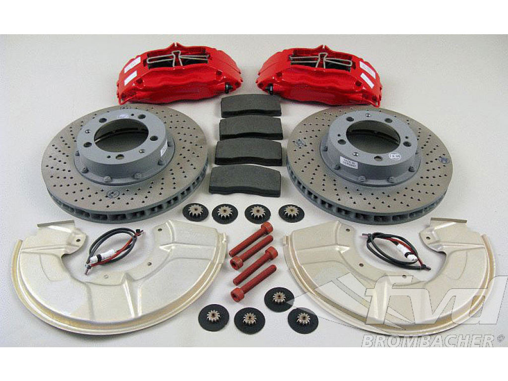 Sport Brake System Big Red front (4-piston) 322x32mm, drilled discs