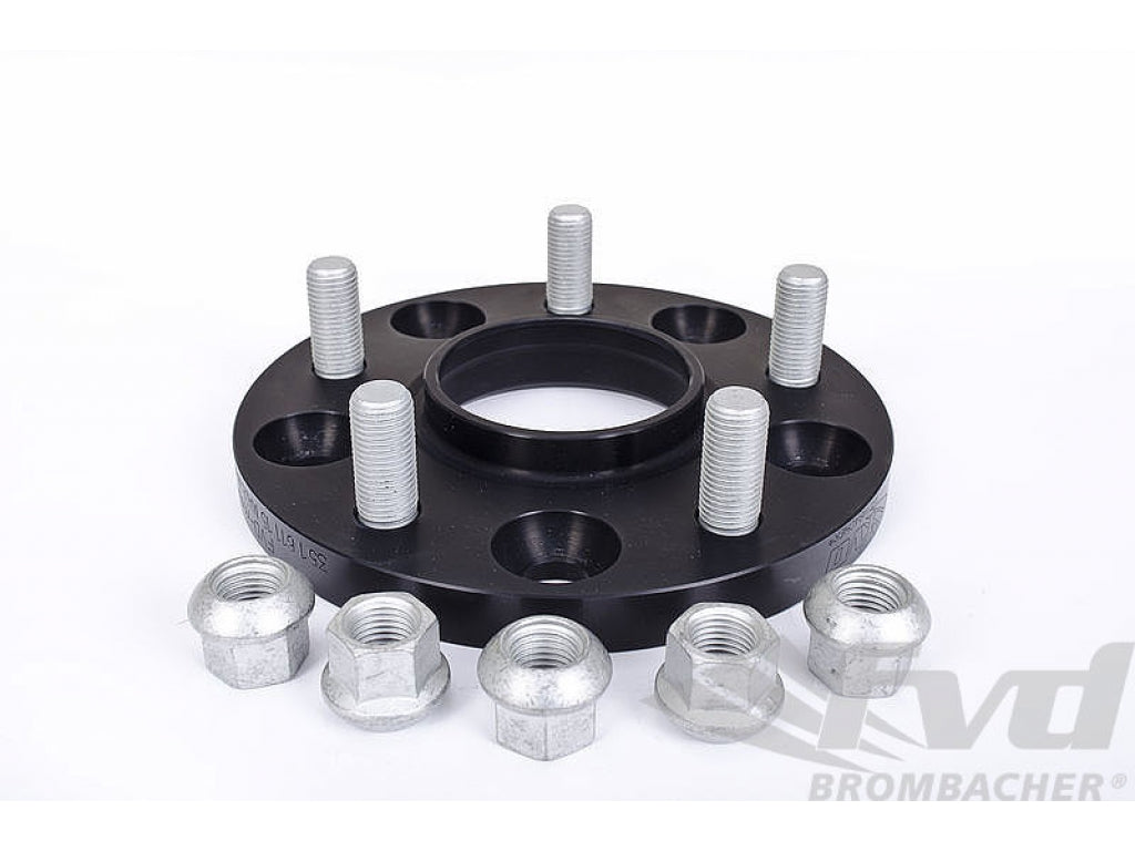 Spacer - 15 mm - Black - Hub Centric - Sold Individually