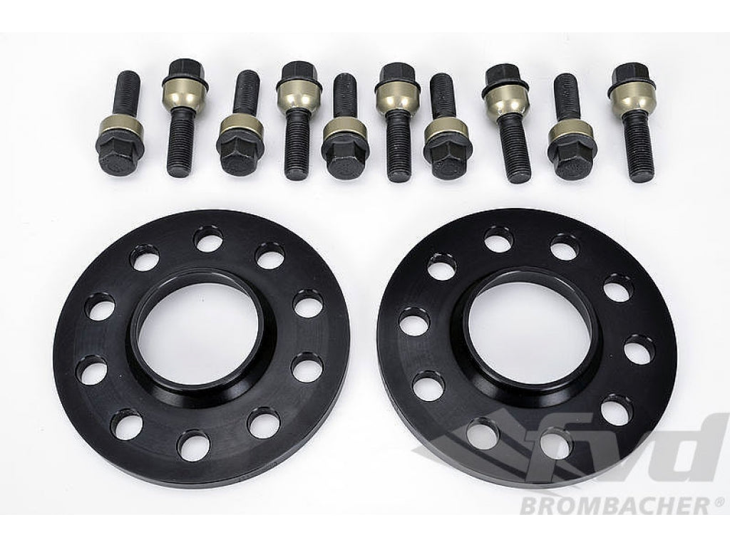 Spacer Set Macan - 15 mm - Silver - Hub Centric - Sold as a Pair