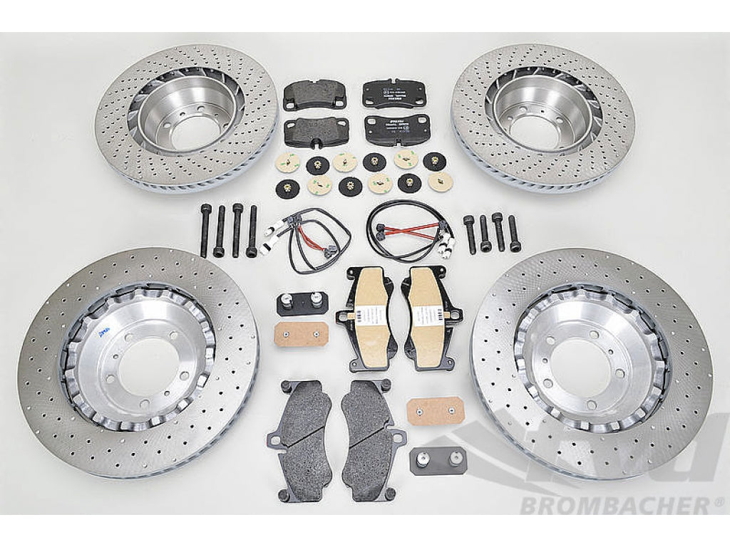 997 GT3 / GT2 380/350mm PCCB to Steel Rotor conversion with OE pads