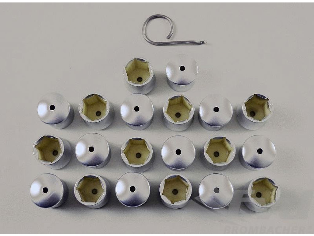 Wheel Bolt / Nut Cover Set - Chrome