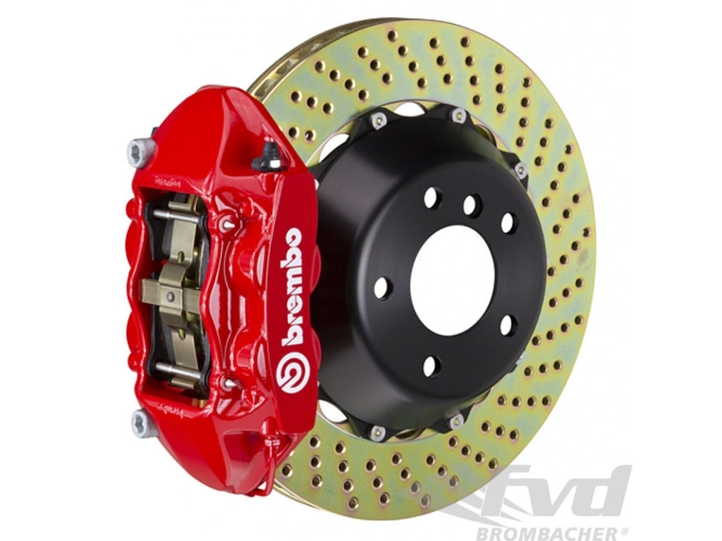 Brembo-Sport System GT rear (4-piston) 345x28mm, drilled discs