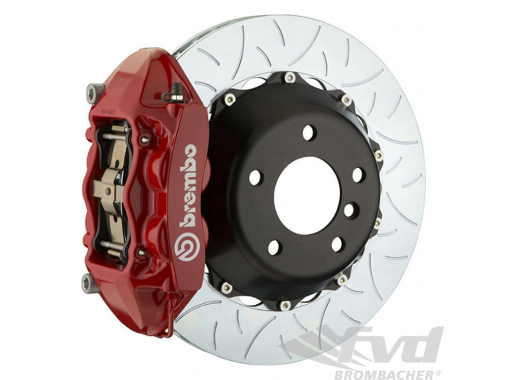 Sport Brake System - REAR - BREMBO GT - 4 Piston - Red Caliper - Type III - 345 x 28 mm