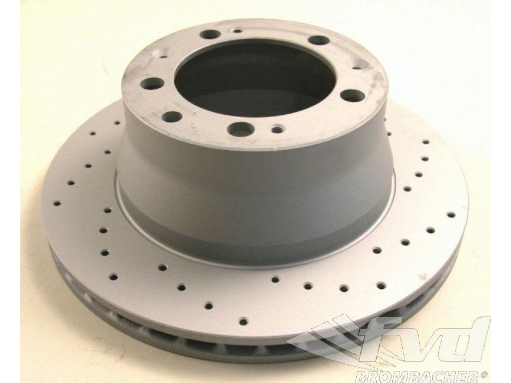 Drilled disc, rear 964/944 Turbo/968+CS