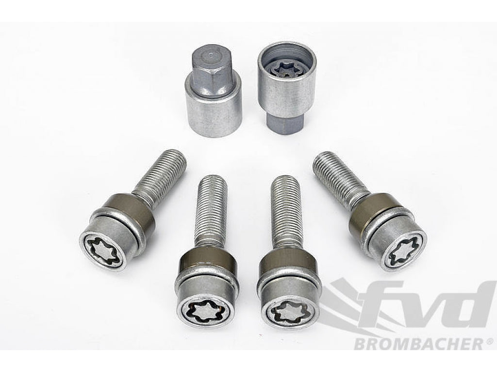 Wheel Lock Kit - 7 mm Front + 15 mm Rear Spacers - Silver