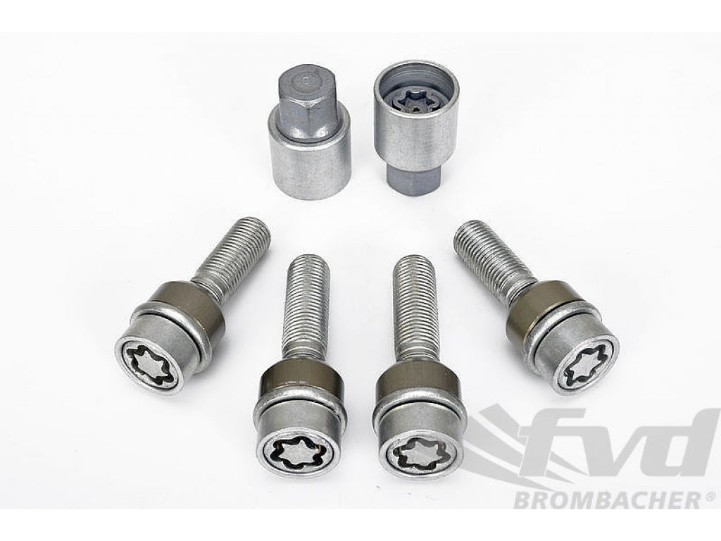 Wheel Lock Kit - 11 mm Front + 15 mm Rear Spacers - Silver