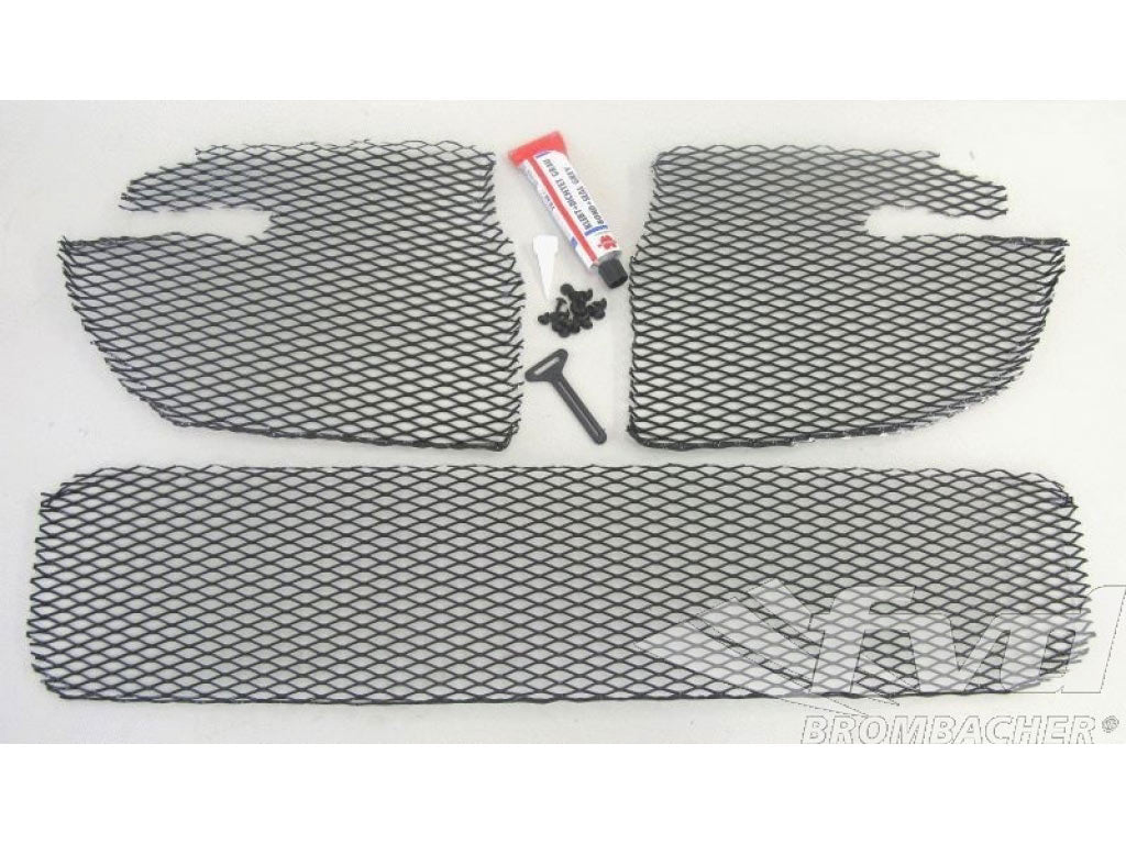 997 GT2 Grill Set for Front Bumper - black