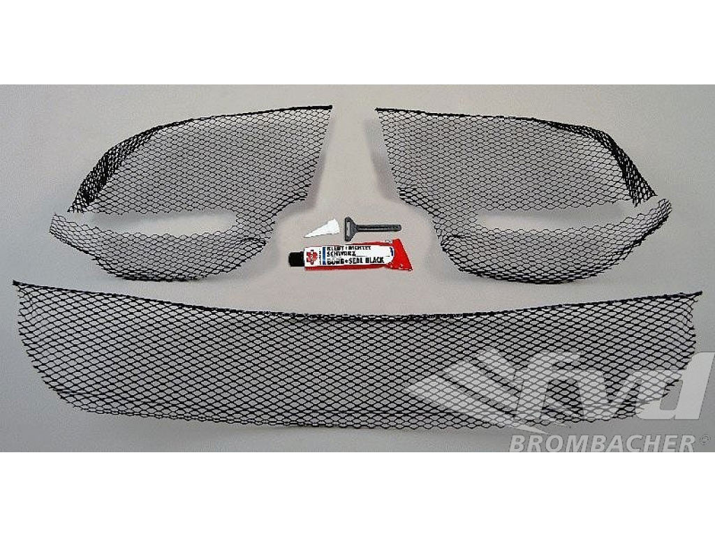 997 Turbo Grill Set for Front Bumper - black