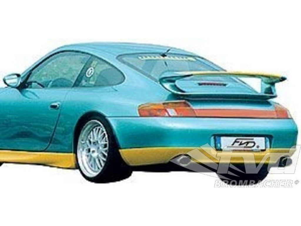 Rear spoiler 996 Coupe GT-3 look fiberglas incl.Gurney
