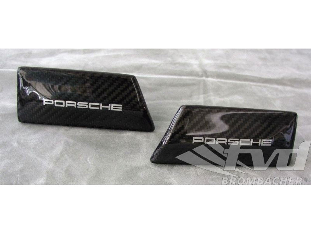 Door handle kit Kevlar-Carbone with Logo silver *no longer available*