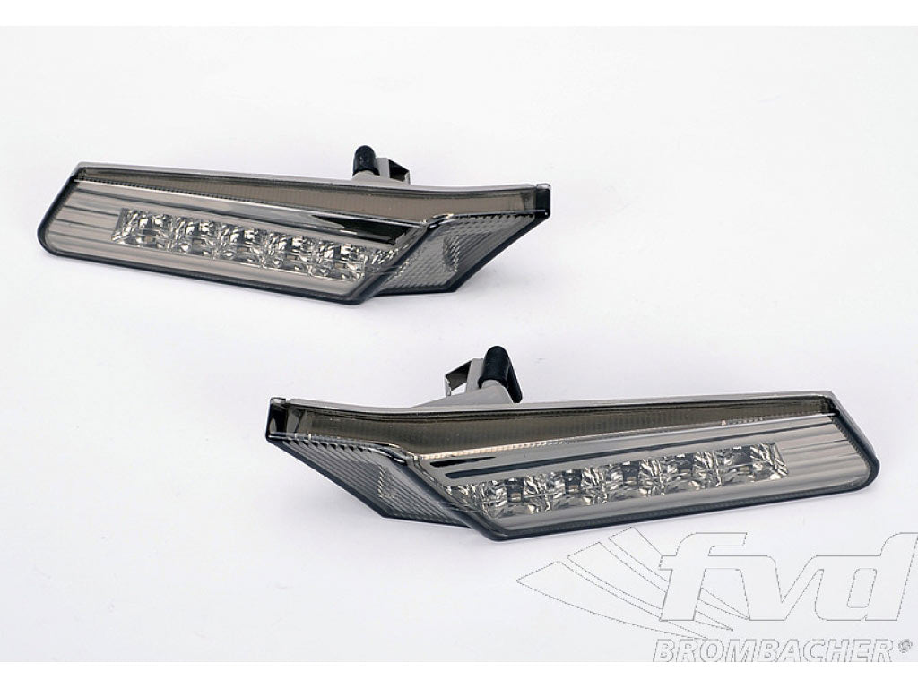 LED Side Turn Signals for 997, 987 (R&L set) clear