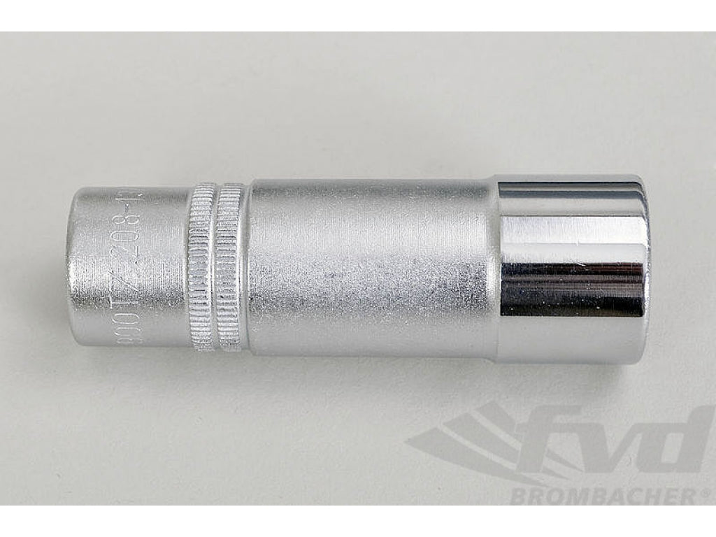 Spark Plug Socket 1/2 Drive with Rubber Insert, 21mm, length 85mm