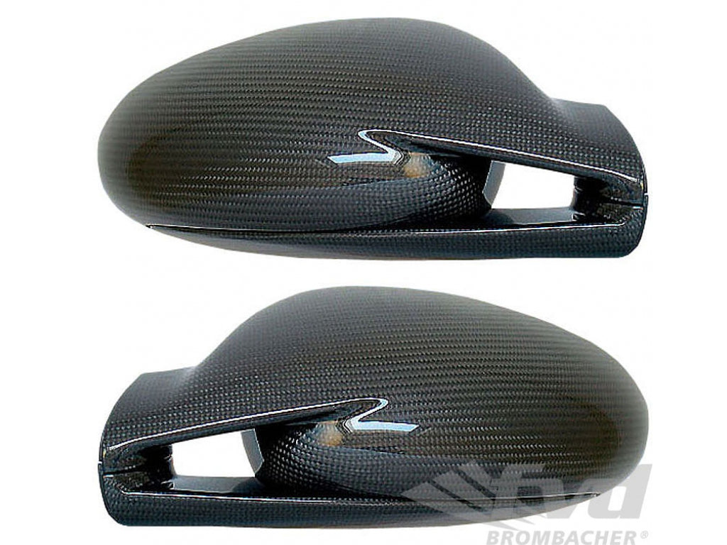 997 Mirror housing set Carbon 4 Pieces (Upper and Lower)