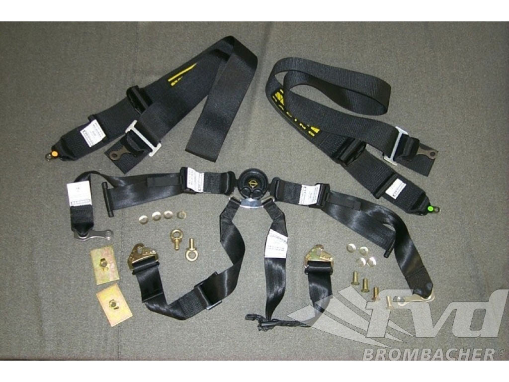 6 point belt profi black 75/50