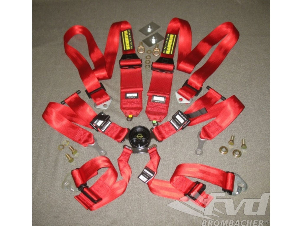 6 point belt profi red 75/50 only for HANSsystem