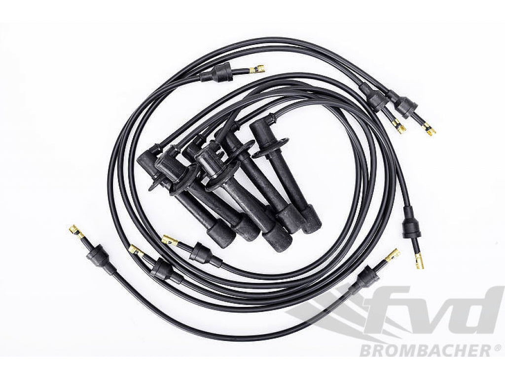 Ignition Cable Set 911 1965-73 / 914-6 - Black Caps